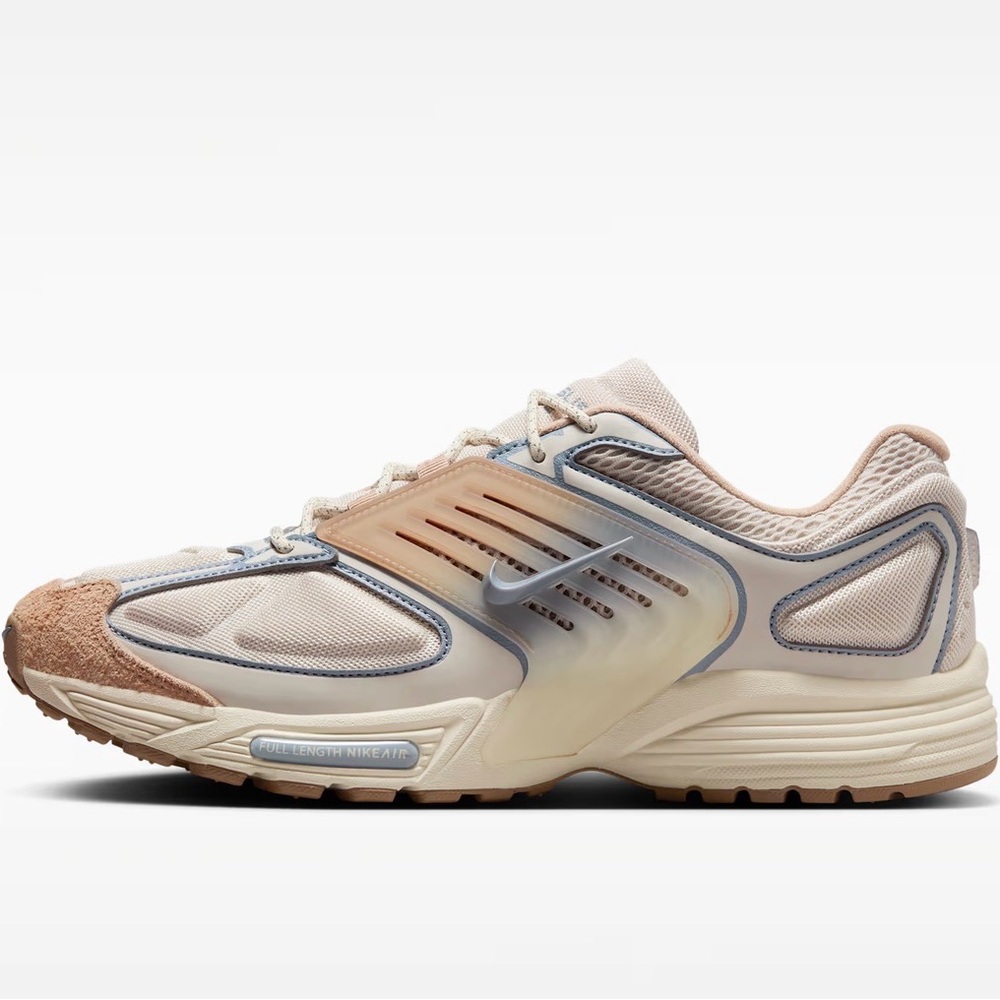 Nike Air Pegasus Wave Premium Cream & Pale Pink Trainer with Soft Blue Trim